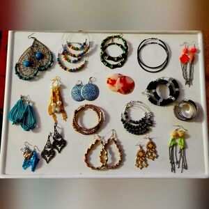 Jewlery,  assorted earings